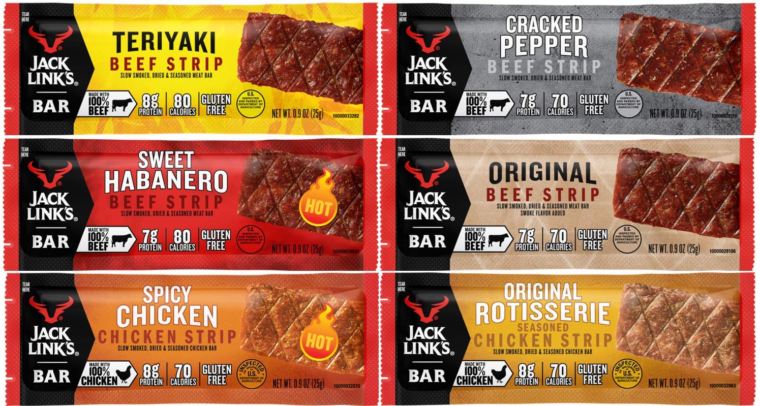 Jack Links beef jerky meat bars and strips collaboration with chacefit