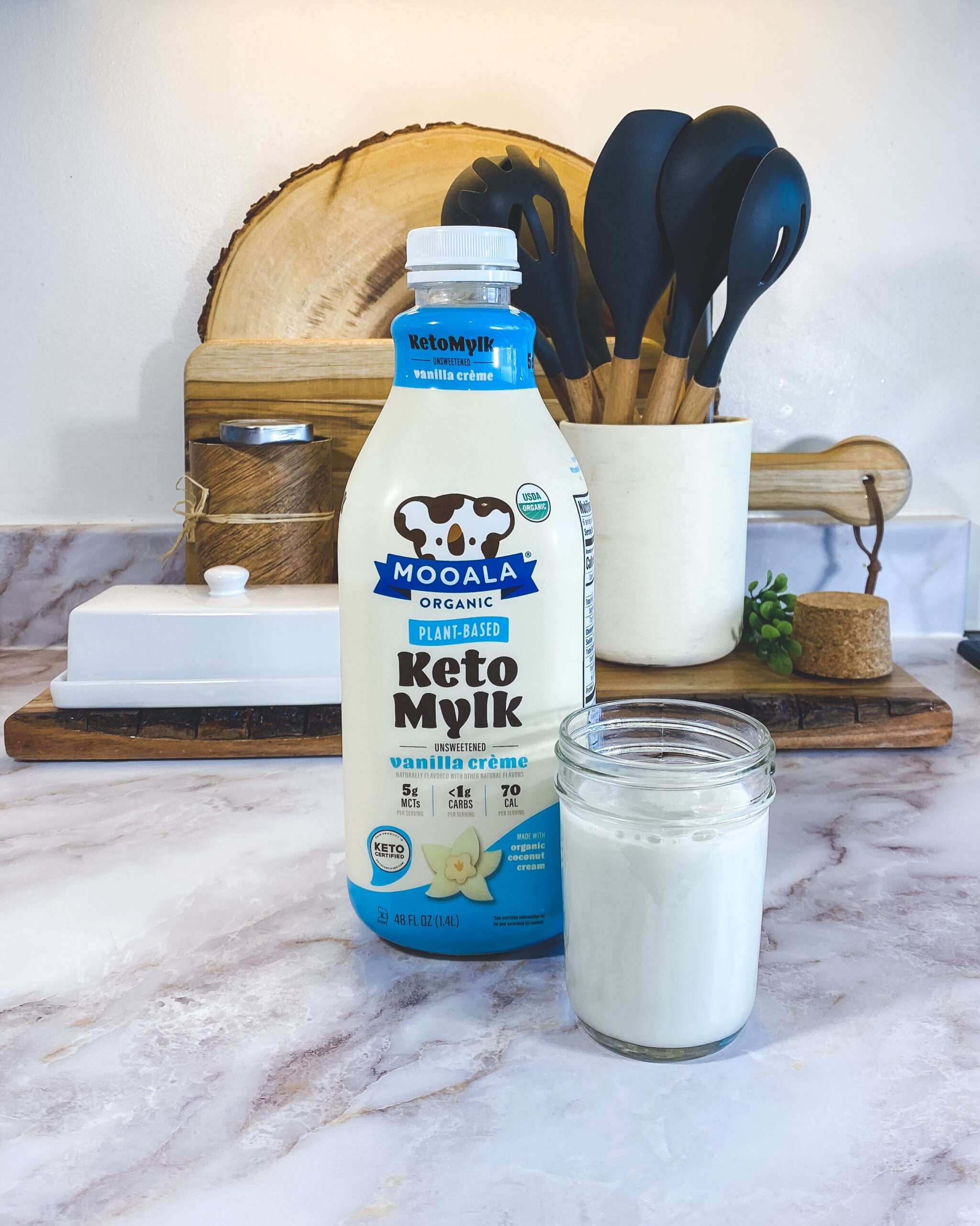 Mooala Keto Mylk Vanilla Creme Organic Unsweetened Plant Based Milk