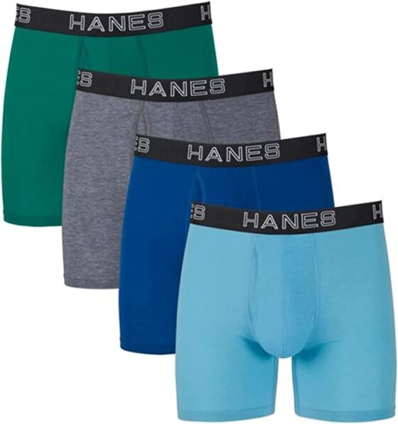 new New Hanes Ultimate Men's Total Support Pouch Boxer Brief, Best boxer briefs for men